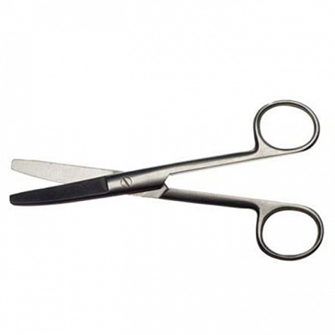 Ножницы тупоконечные вертикально изогнутые