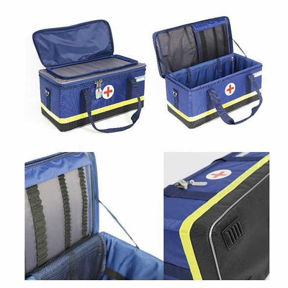 Укладка врача скорой медицинской помощи (укомпл. по пр. № 100 МЗ РФ) в сумке СР-3 стандартная комплектация (без ларингоскопа)