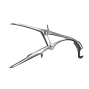 Кусачки реберные универсальные с изогн, ножом