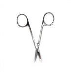 Ножницы глазные остроконечные, вертикально-изогнутые, 113 мм. Surgiwell
