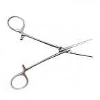 Зажим кровоостанавливающий, зубчатый, прямой №1, 165 мм. Surgiwell