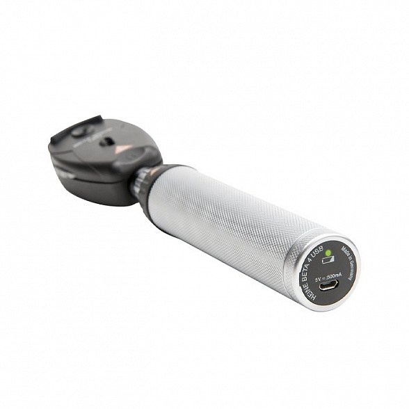 Офтальмоскоп прямой BETA 200 с рукояткой перезаряжаемой BETA ТR (4USB) Heine