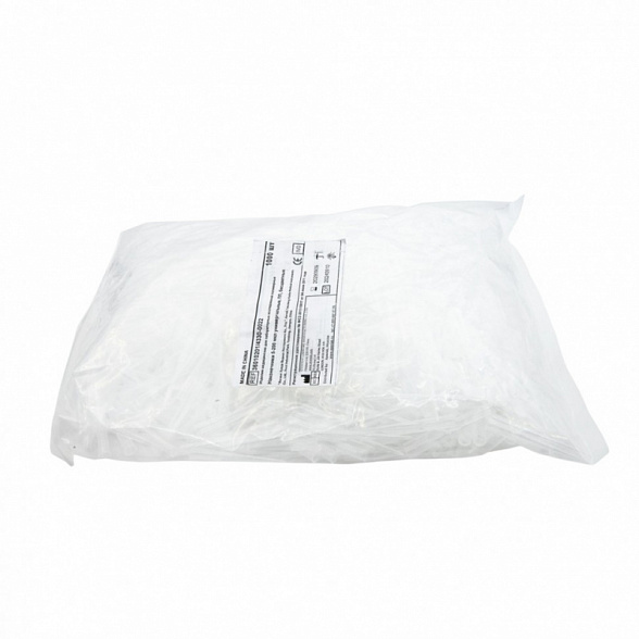 Наконечники 5-200 мкл универсальные, из ультрачистого полипропилена (ПП), бесцветные (1000 шт/уп)