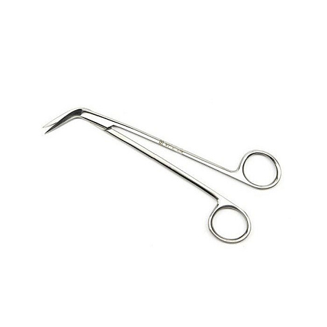 Ножницы сосудистые изогнутые под углом 45, 160 мм ПТО Медтехника