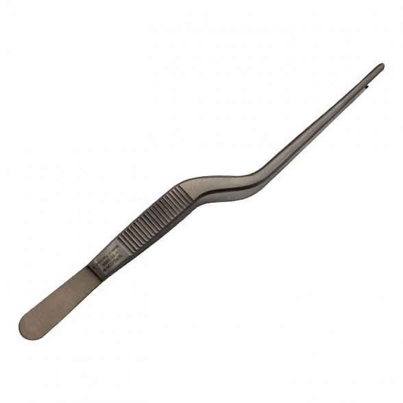 Пинцет ушной штыковидный с рабочей частью ложкообразной формы Пси 140х2,5, Surgicon