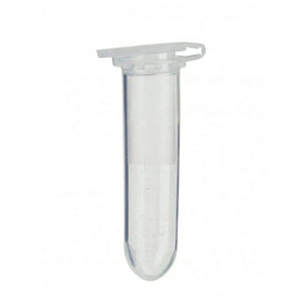 Микропробирка цилиндрическая 2 мл, ПП, градуированная, защелкивающиеся крышка (500 шт/уп)