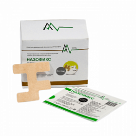 Пластырь медицинский фиксирующий "Назофикс" 7 х 7,1см, уп/100 шт