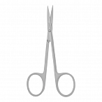Ножницы глазные тупоконечные прямые, 113 мм