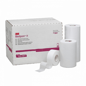 Medipore H - мягкий эластичный пластырь из нетканного полиэстера 10.1см х 9,1м (арт 2864) 3M
