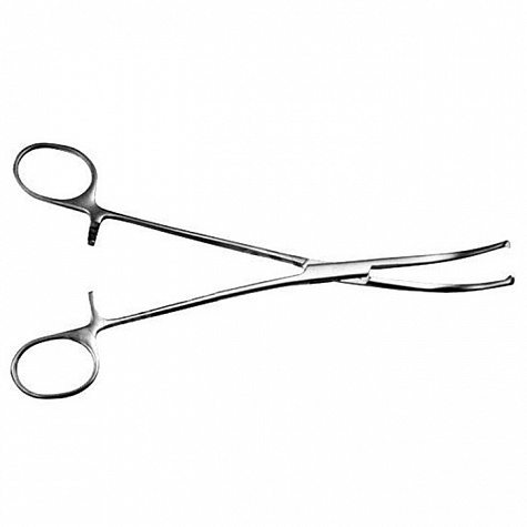 Зажим Микулича с кремальерой для прикрепления белья к брюшине ПТО Медтехника