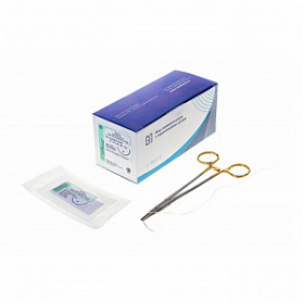 Материалы хирургические нерассасывающиеся шовные стерильные,КАПРОН (полиамид) MР 3 (USP 2-0), 75см, крученый неокрашенный нерассасывающийся 4C-0,7x25-(2-0)-Kk-(1-75), 20 шт/уп Материалы хирургические нерассасывающиеся шовные стерильные,КАПРОН (полиамид) MР 3 (USP 2-0), 75см, крученый неокрашенный нерассасывающийся 4C-0,7x25-(2-0)-Kk-(1-75), 20 шт/уп