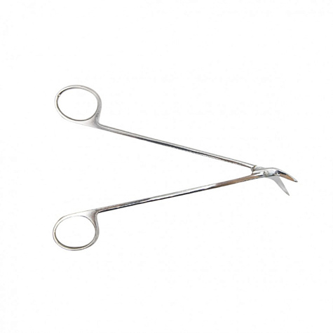 Ножницы сосудистые, горизонтально-изогнутые 160 мм, Surgiwell