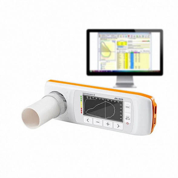 Портативный спирометр с опцией оксиметрии SPIROBANK II SMART