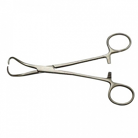 Зажим с кремальерой для операционного белья 150 мм ПТО Медтехника