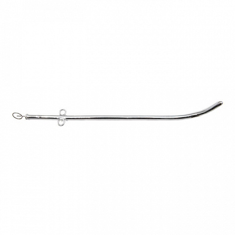 Катетер уретральный металлический мужской изогнутый (КМ-20) Surgicon