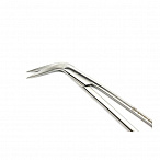 Ножницы сосудистые изогнутые под углом 45, 160 мм ПТО Медтехника