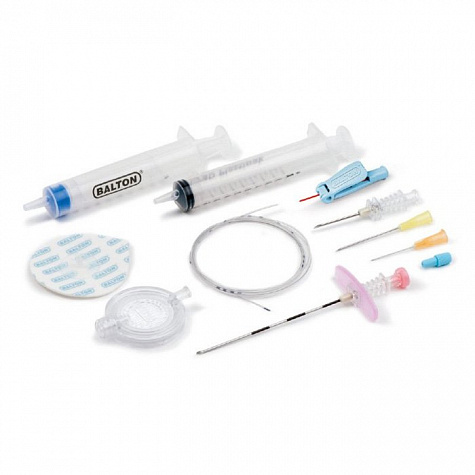 Комплект для эпидуральной анестезии расширенный, игла - 19G, Balton
