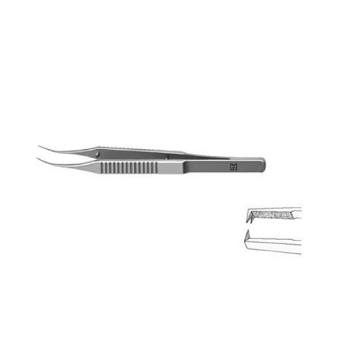 Пинцет роговичный по Бонну, изогнутый по радиусу F-1431