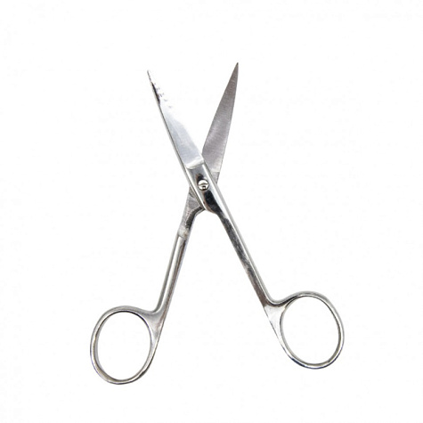Ножницы с двумя острыми концами изогнутые, 140 мм, Surgiwell