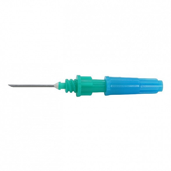 Игла-бабочка Lind-Vac 23G x 3/4'' x 7'' 0.6мм х 19 мм, длина трубки 19 см, с гибким катетером и люэр-адаптером, 100 шт/уп