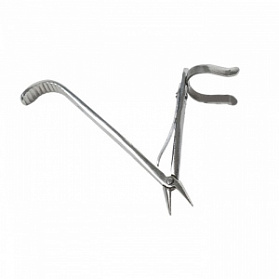 Иглодержатель глазной с фиксатором для пальца