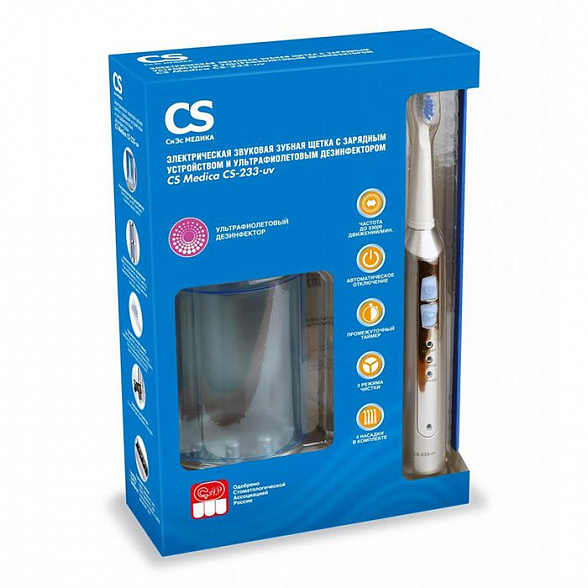 Электрическая звуковая зубная щетка CS-233 CS Medica