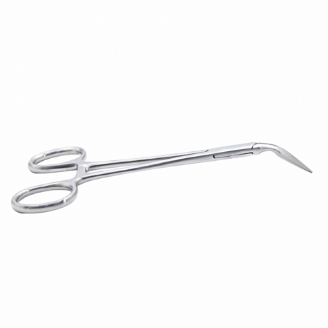 Зажим для удаления инородных тел  по Stieglitz изогнутый 135мм