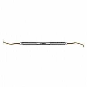 Кюретка средняя для малых коренных и коренных зубов GOLD (арт 1705 TiN) FABRI