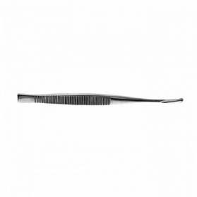 Долото с рифленой ручкой, 4 мм, желобоватое изогнутое