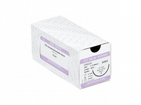 Шовный материал ПГА 2, 150 см, фиолет. Helm, Германия