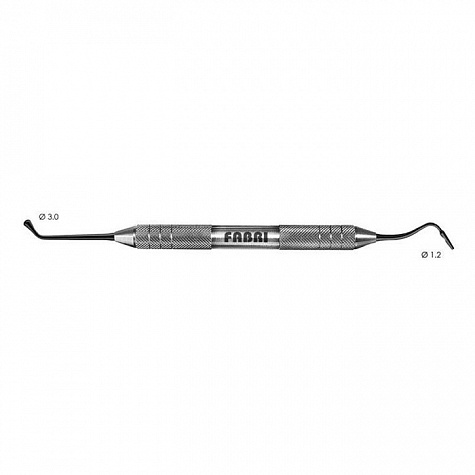 1507F Black Двухсторонний штопфер, FABRI серия BLACK