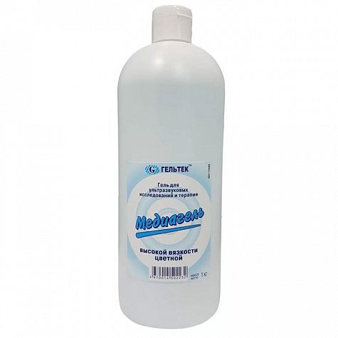 Гель для УЗИ "МЕДИАГЕЛЬ" 1,0 кг высокой вязкости, цветной