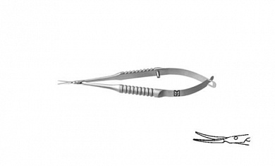 Ножницы для радужной оболочки по Макферсону - Ваннасу S-3104
