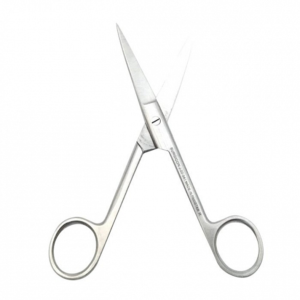 Ножницы с двумя острыми концами изогнутые 140мм