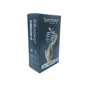 Перчатки латексные медицинские BENOVY Latex Chlorinated, р-м M, 50 пар в упаковке