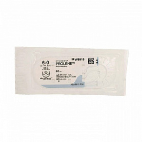 Шовный материал ПРОЛЕН 6/0, 60 см, синий СС 13 мм х 2, 1/2 Ethicon