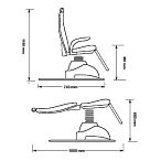Оториноларингологическое кресло OTO P/V ELEGANCE, Eurocliniс