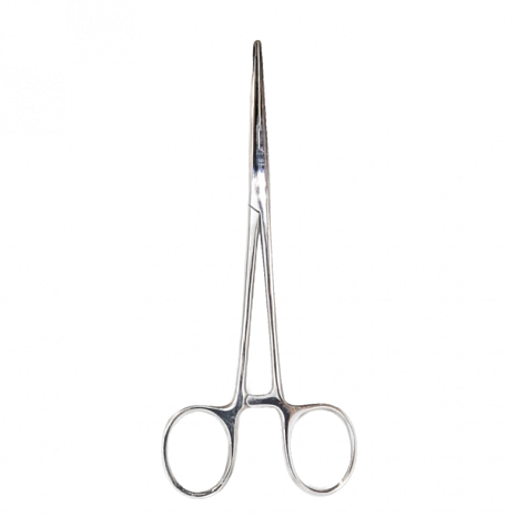 Зажим кровоостанавливающий, с атравматической нарезкой, прямой, 160 мм. Surgiwell