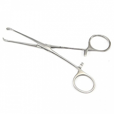 Зажим для захватывания кишечной стенки, 152 мм