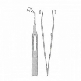 Пинцет глазной микрохирургический для швов