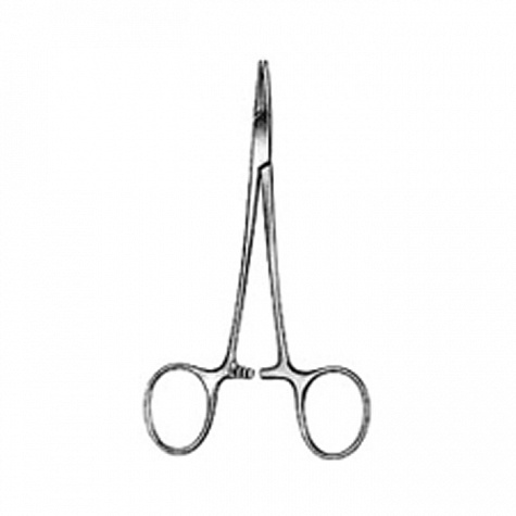 j-24-004 Зажимной инструмент Иглодержатель по Хелси 12,5см