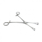 Щипцы-зажимы окончатые для захватывания сосудов 214мм
