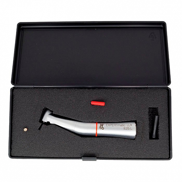EXPERTmatic LUX E25 L - повышающий угловой наконечник с подсветкой, 1:5, 3-й внутренний спрей, для FG боров 1,6 мм, KaVo