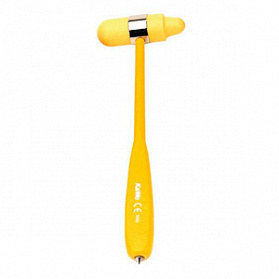 Неврологический молоточек КОЛОРОФЛЕКС большой 110г, жёлтый, KaWe