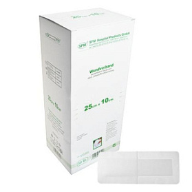 Лейкопластырь SFM повязка 25,0 см х 10,0 см №1, 25 шт/уп