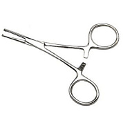 Зажим кровоостанавливающий глазной прямой с зубом 84 мм ПТО Медтехника