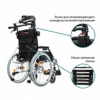 Инвалидная кресло-коляска механическая Ortonica Comfort 200