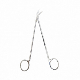 Ножницы сосудистые, горизонтально-изогнутые 160 мм, Surgiwell