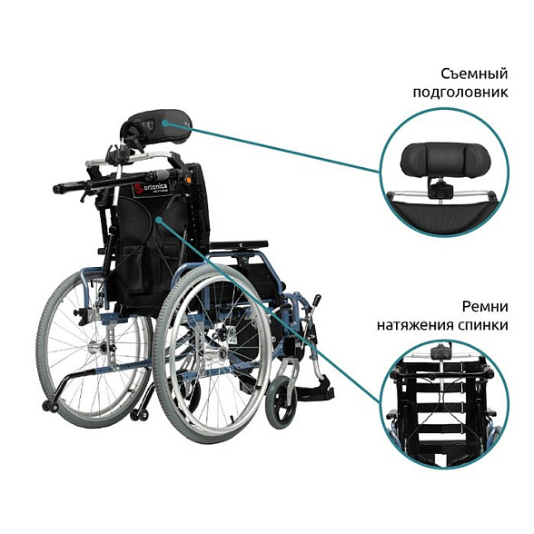 Инвалидная кресло-коляска механическая Ortonica Comfort 500