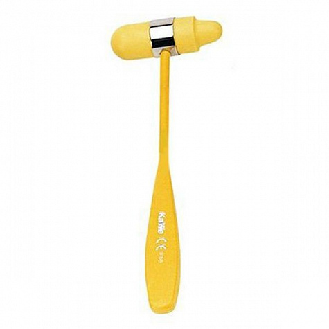 Неврологический молоточек КОЛОРОФЛЕКС малый 100г, жёлтый, KaWe